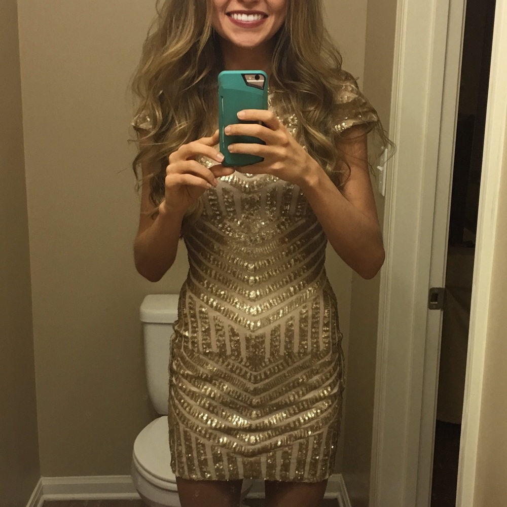 Sequin dress the population dress